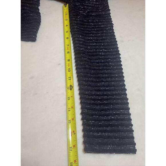 Ralph Lauren Collection Purple Label Long Sleeve Top Runway Blouse Sheer Neck 8 - Picture 6 of 10